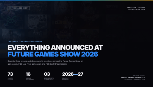 Future Games Show 2026 Delivers 73 Reveals and 16 World Premieres at gamescom