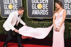 Justin-Hartley-Chrishell-Stause-2019-Golden-Globes