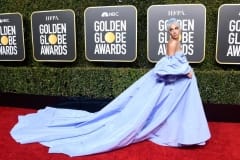 Lady Gaga's fairytale Valentino dress seemed to pay homage to one worn by Judy Garland in the 1954 version of A Star is Born She accessorized with a breathtaking Tiffany's diamond necklac